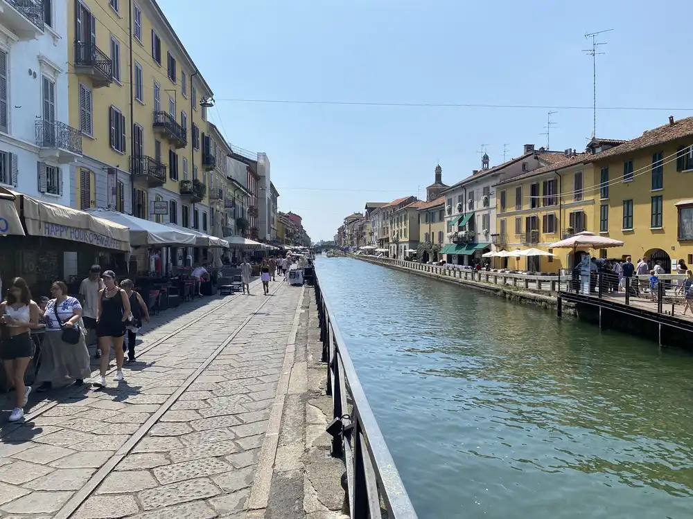 milan_navigli Milán - čtvrť Navigli